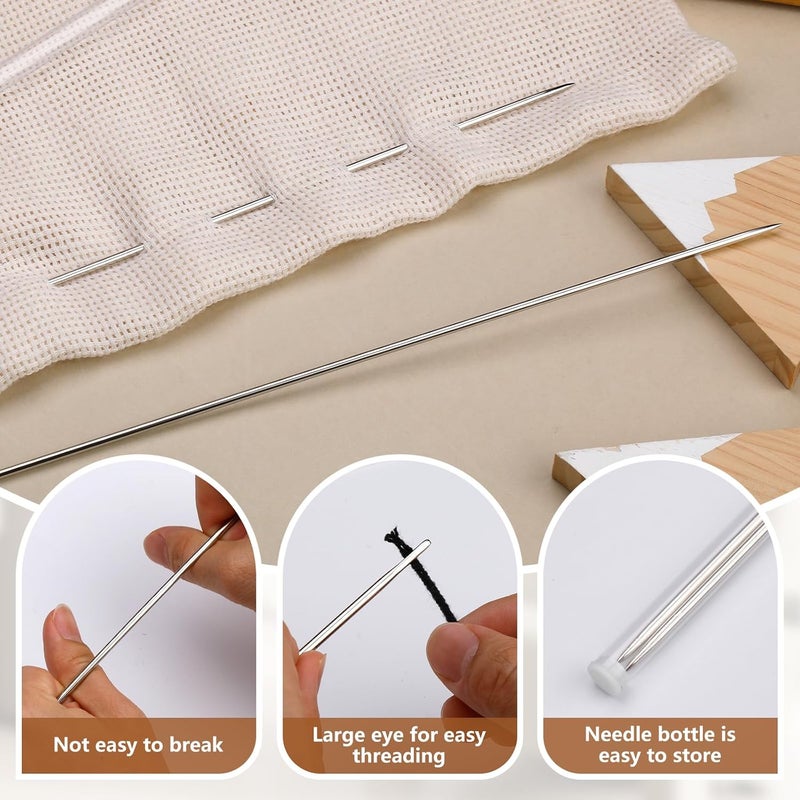 JUPEAN 2 Pcs Professional Upholstery Needles 12" Long Needle Tapestry Needle Leather Needles for Hand Stitching Large Sewing Needle for Repairing and Crafting Projects - Image 3